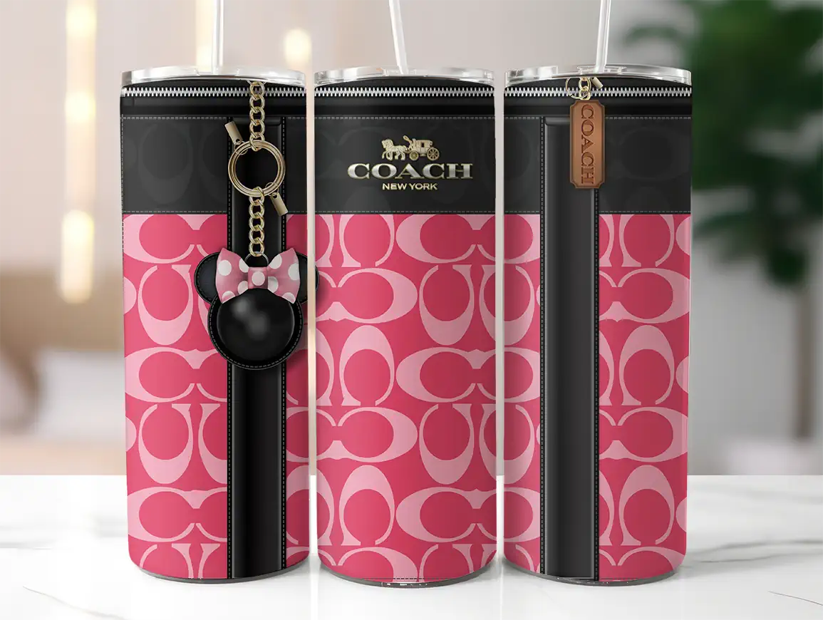 tumb-coach-bag-minnie-126 Tumbler - Coach bag Minnie v126 - Слика 1